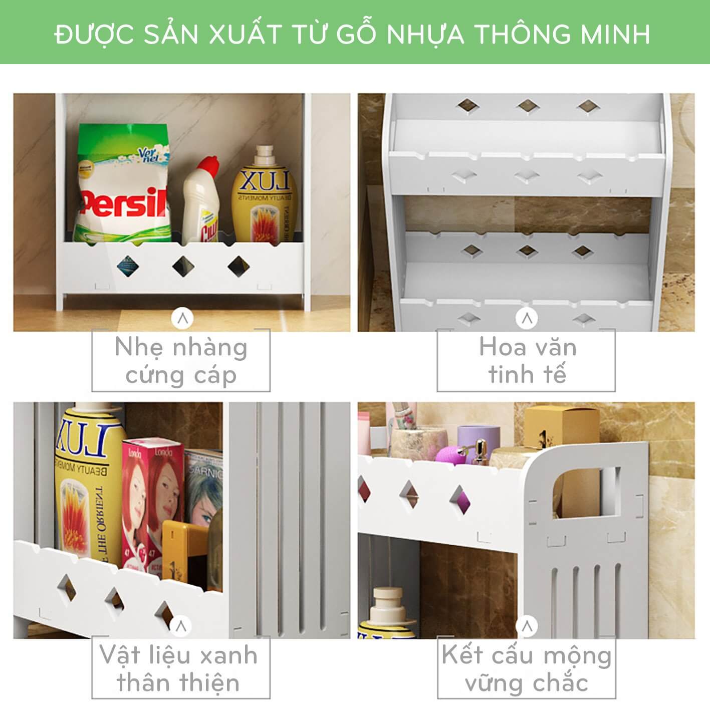 Kệ Vuông 3 Tầng Đa Năng